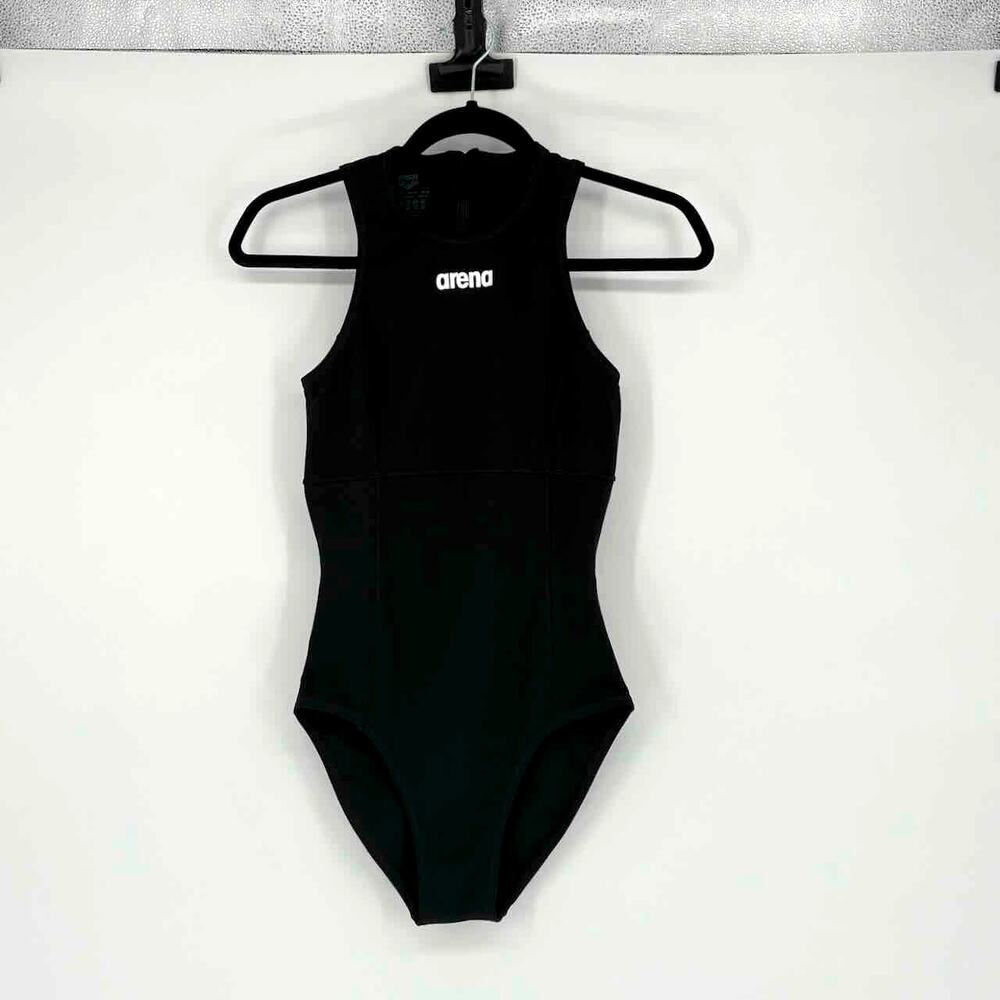 Arena Women's Black One-Piece Water Polo Swim Suit - Size 34